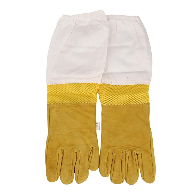 

Перчатки защитные для пчеловодства, из козьей кожи, с длинным рукавом