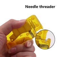 automatic needles threader handy diy tool household sewing machine easy thread device stitch insertion tools accessories yellow