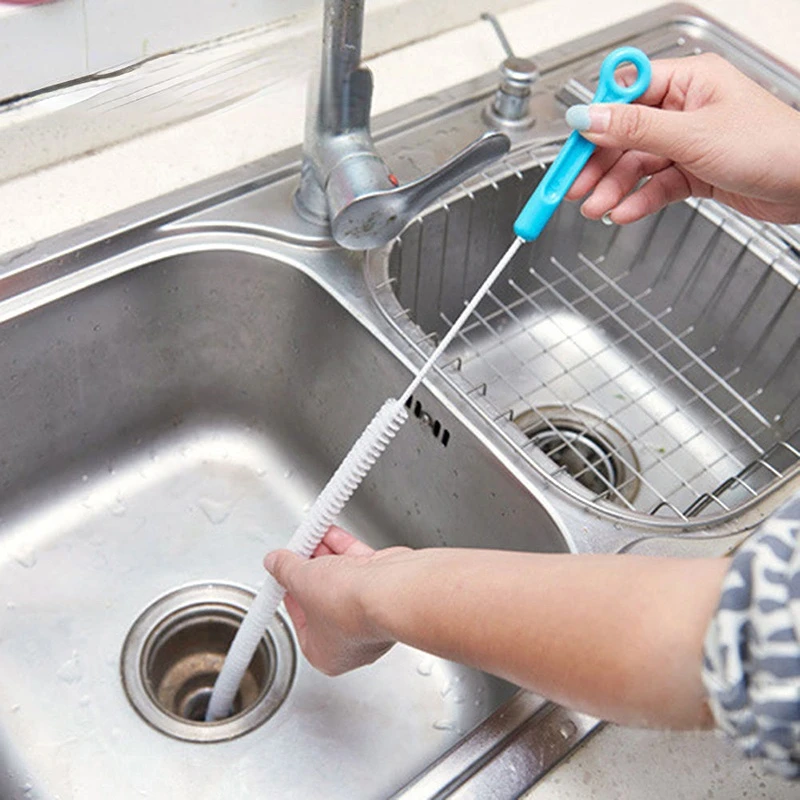 

Flexible Cleaning Brush Sink Overflow Drain Unblocked Cleaner Kitchen Tools bathroom accessoriesCleaner drain cleaner