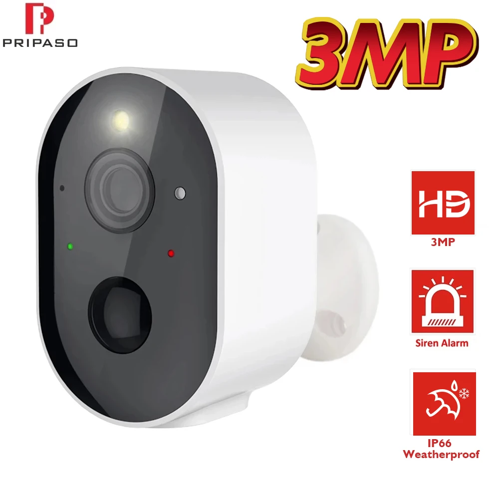 IP-камера с Wi-Fi 3 Мп водонепроницаемая IP66 |