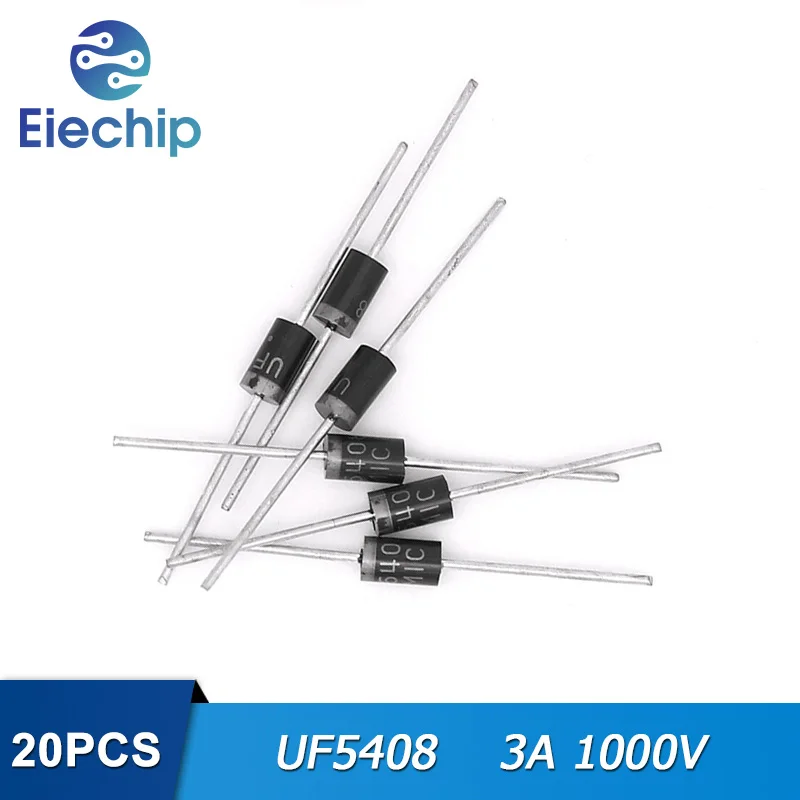 

20PCS UF5408 DO-27 Rectifier Diode 3A 1000V