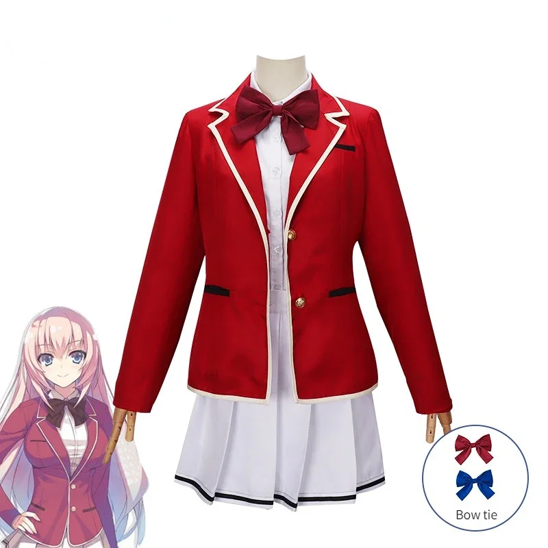 

Anime Horikita Suzune Cosplay Costumes Classroom of The Elite Halloween Adult Women Girl JK Student Uniform Coat Skirt Suit