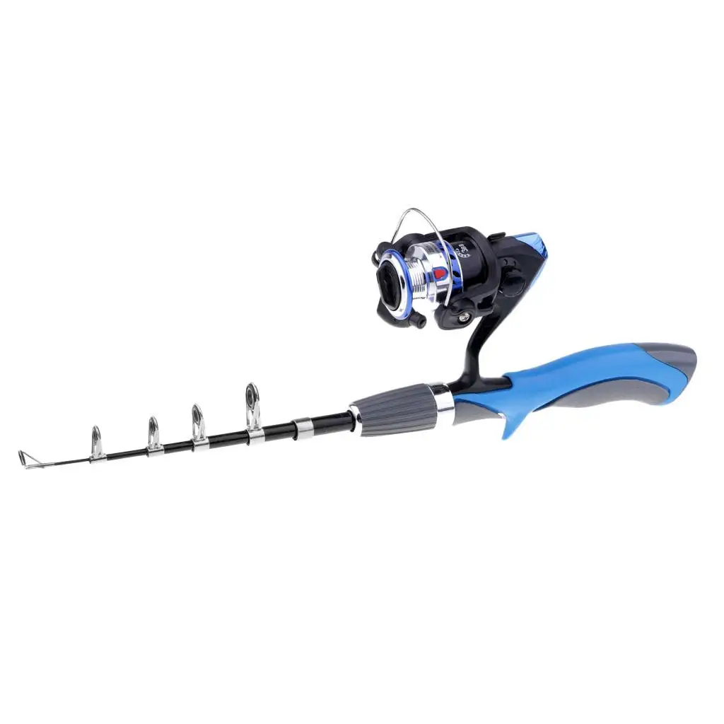 Fishing Rod And sich drehende Rolle Set Fishing Gear Freshwater Saltwater Tackles