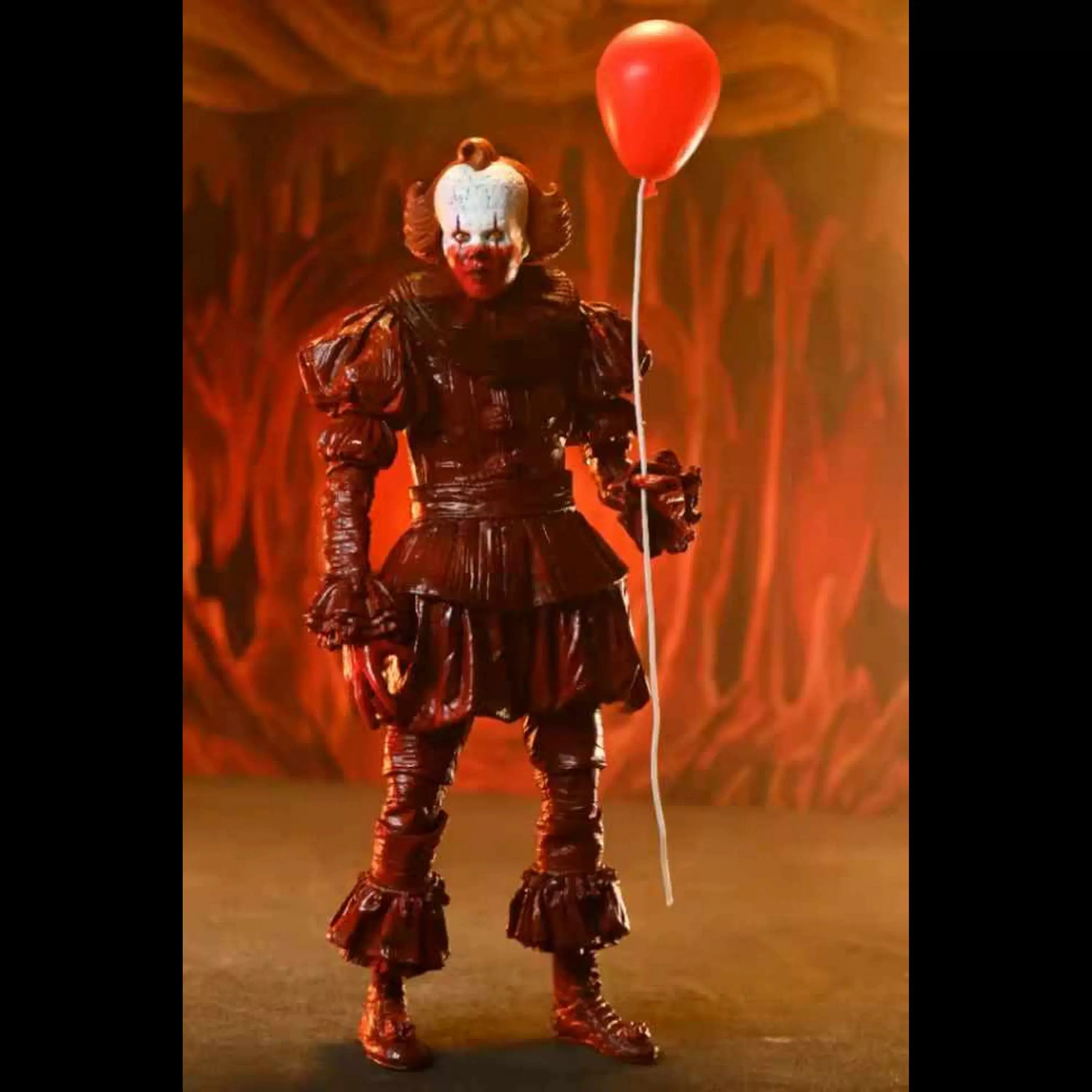Коллекционная фигурка Пеннивайза Neca в масштабе 1:12, кровавая версия, по мотивам фильма «Оно», для коллекционеров, в наличии. (art.: 3920db0d4445d) - 3920db0d4445d
