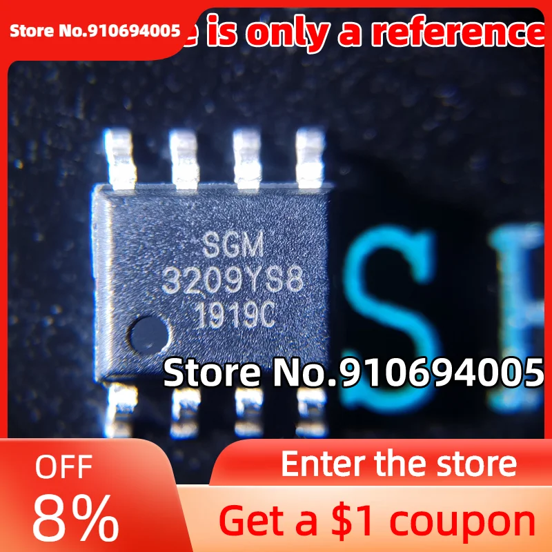 Новинка, зарядное устройство SGM3209YS8G/TR SGM3209YS8G SOP-8, 100/50/30 шт., dc/DCConverter ChipIC / SGM2209-ADJXN5G/TR / RS0104YQ