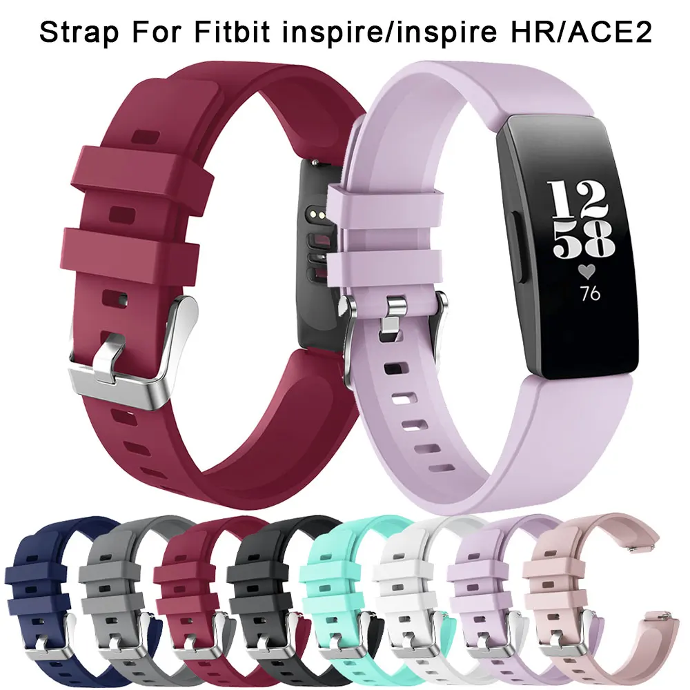 

Ремешок силиконовый для смарт-часов Fitbit Inspire HR ACE 2