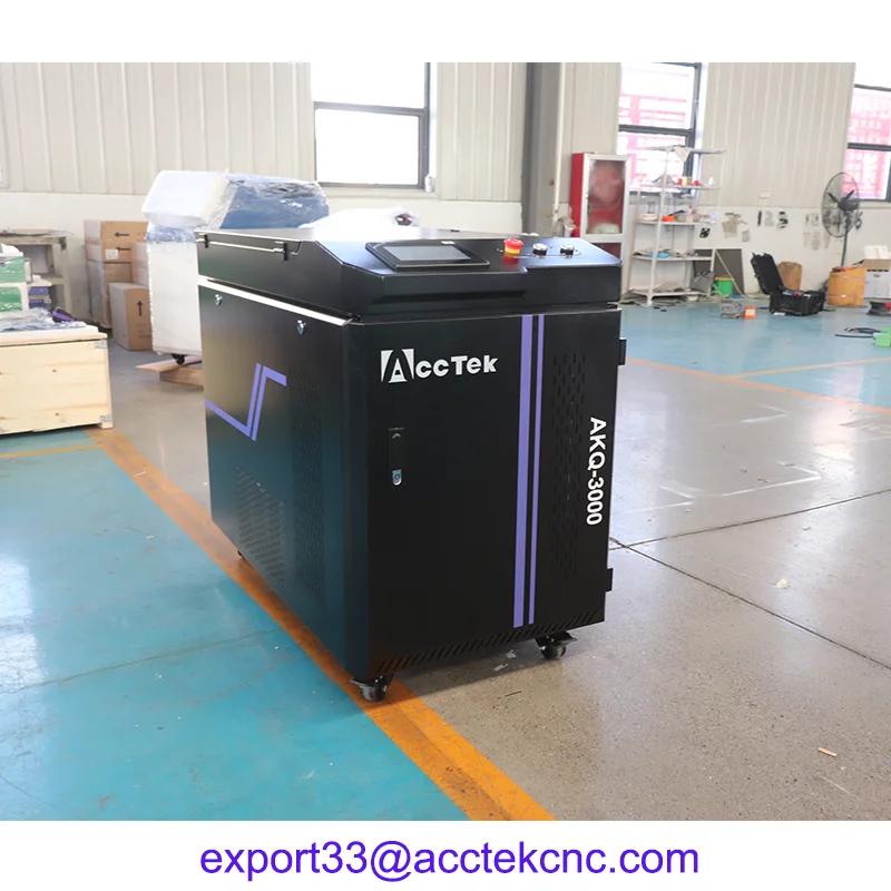 Ручной пистолет 1000 Вт Удаление ржавчины Лазерная очистка 1500 промышленная машина