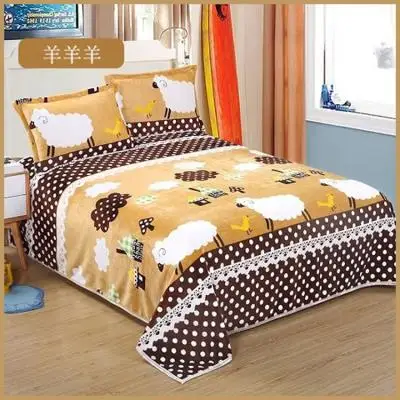 

Winter Warm Cozy Soft Flannel Beds Blankets Fluffy Thick Bedroom Printed Blanket Edredones Acolchados Invierno Bed Cover BC50MT