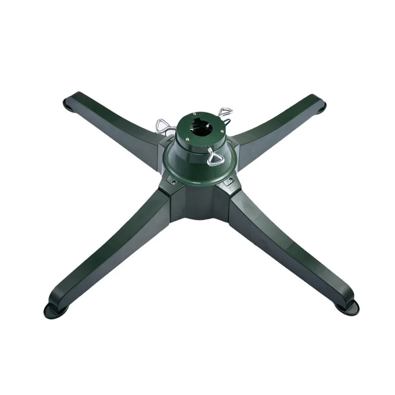 

Electric Christmas Tree Stand Rack 360 Degree Rotating Base Support Xmas Party Supply Christmas Decorations EU Plug