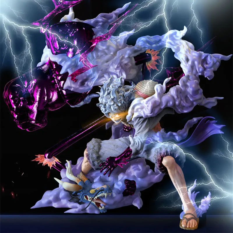 

Anime One Pieced Figure Sun God Nika Figure Gear 5 Luffy Roronoa Zoro PVC Action Figurine Monkey D Luffy Collectible Model Toys