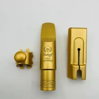 tenor soprano alto saxophone metal mouthpiece gold plating sax mouth piece