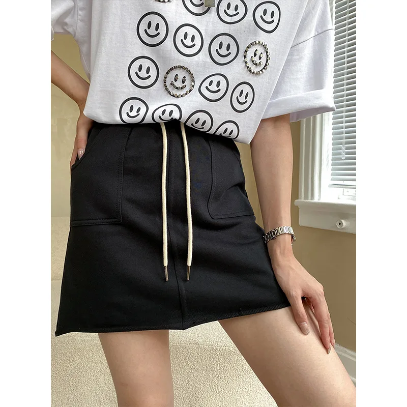 

casual skirt for women black skirt SN3362