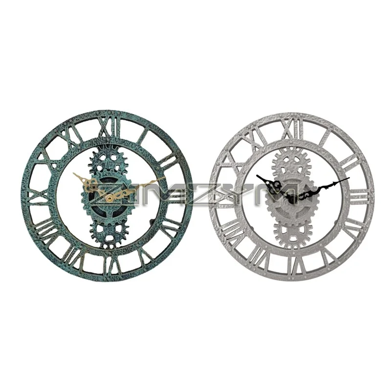 12-дюймовые настенные часы с римскими цифрами водонепроницаемые уличные на