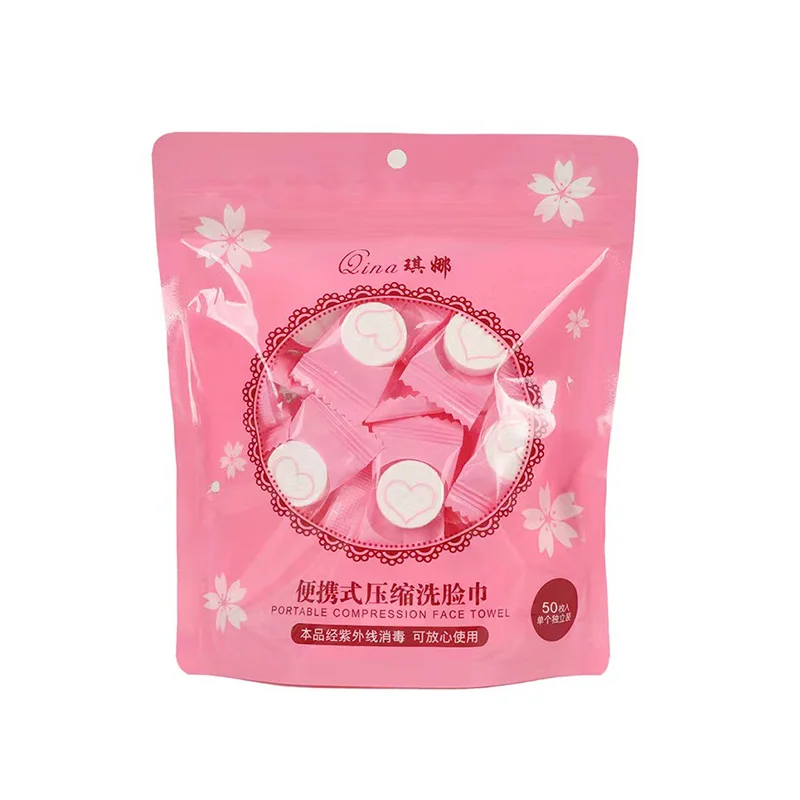 100pcs Mini Compressed Towel Disposable Capsules Towels Magic Face Care Tablet Outdoor Travel Cloth Wipes Paper Tissue - купить по