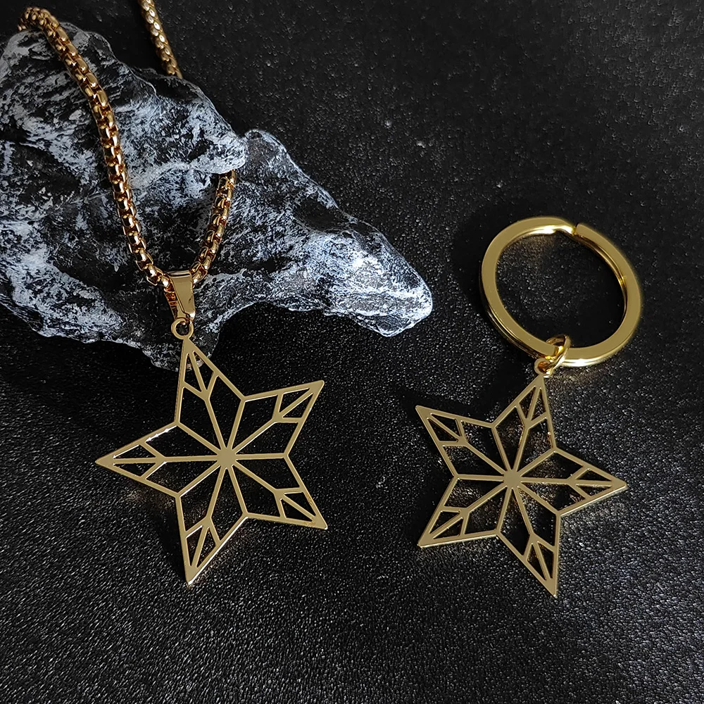 Модные ювелирные изделия в клетку с персонализированными звездами комплект из