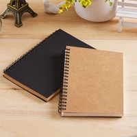 100 pages portable khaki blank sketchbook a5 a6 graffiti sketchbook painting khaki black hard shell cover art supply stationery