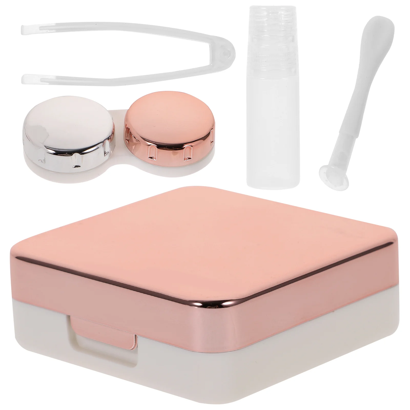 

Lens Container Holder Cases Lens Container Holder Invisible Cases Mini Lenses Box Lens Applicator Travel