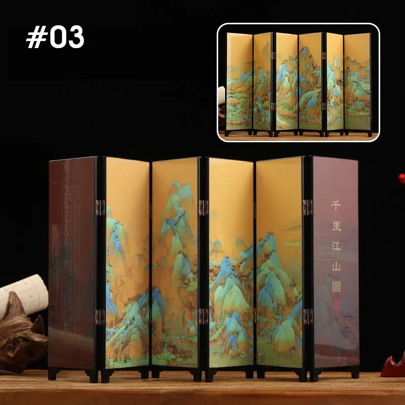 

Антикварный деревянный китайский экран