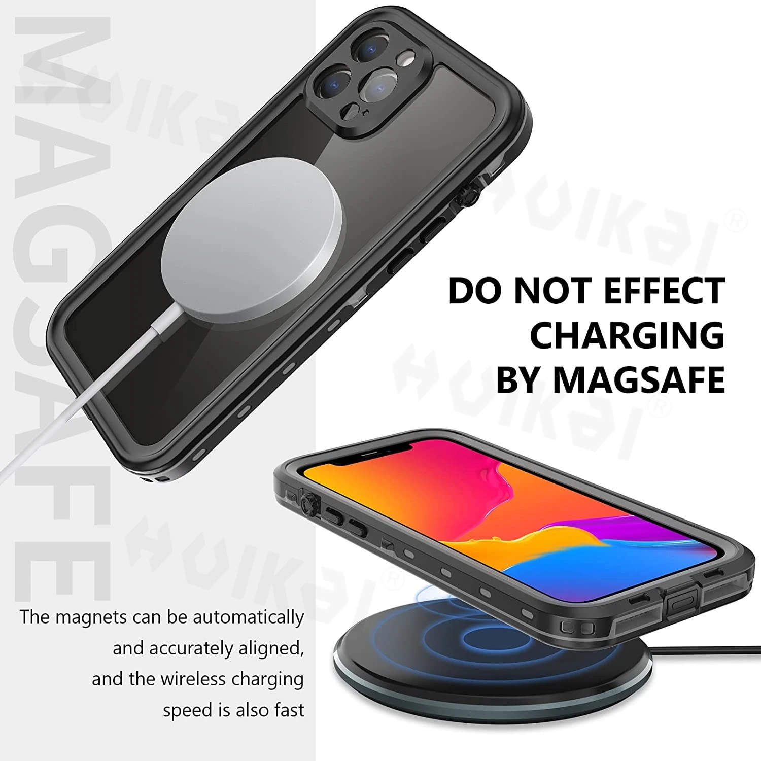 Водонепроницаемый чехол для iPhone 13 Pro Max 12 14 Mini 11 X XS XR IP68 ударопрочный