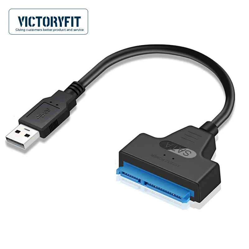 High-Speed USB SATA Cable External Hard Disk Reader 2.5 HDD SSD Hard Drive Adapter 22cm/35cm/50cm USB 3.0/2.0 for Optional