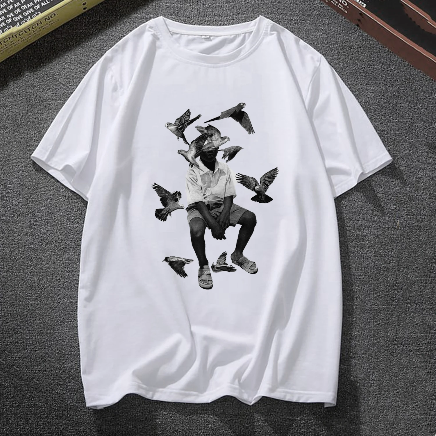 Новинка 2024 летняя забавная футболка для мужчин красивая Рабочая хлопковая