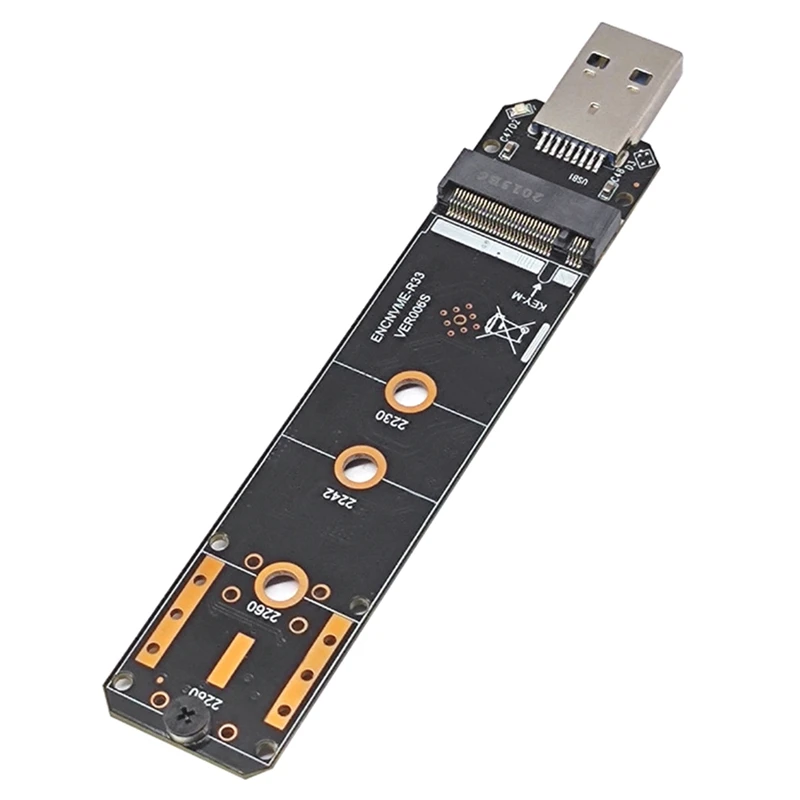 

Корпус для жесткого диска USB3.1-NVME, двухпротокольный M.2 NGFF Протокол к порту a RTL9210B