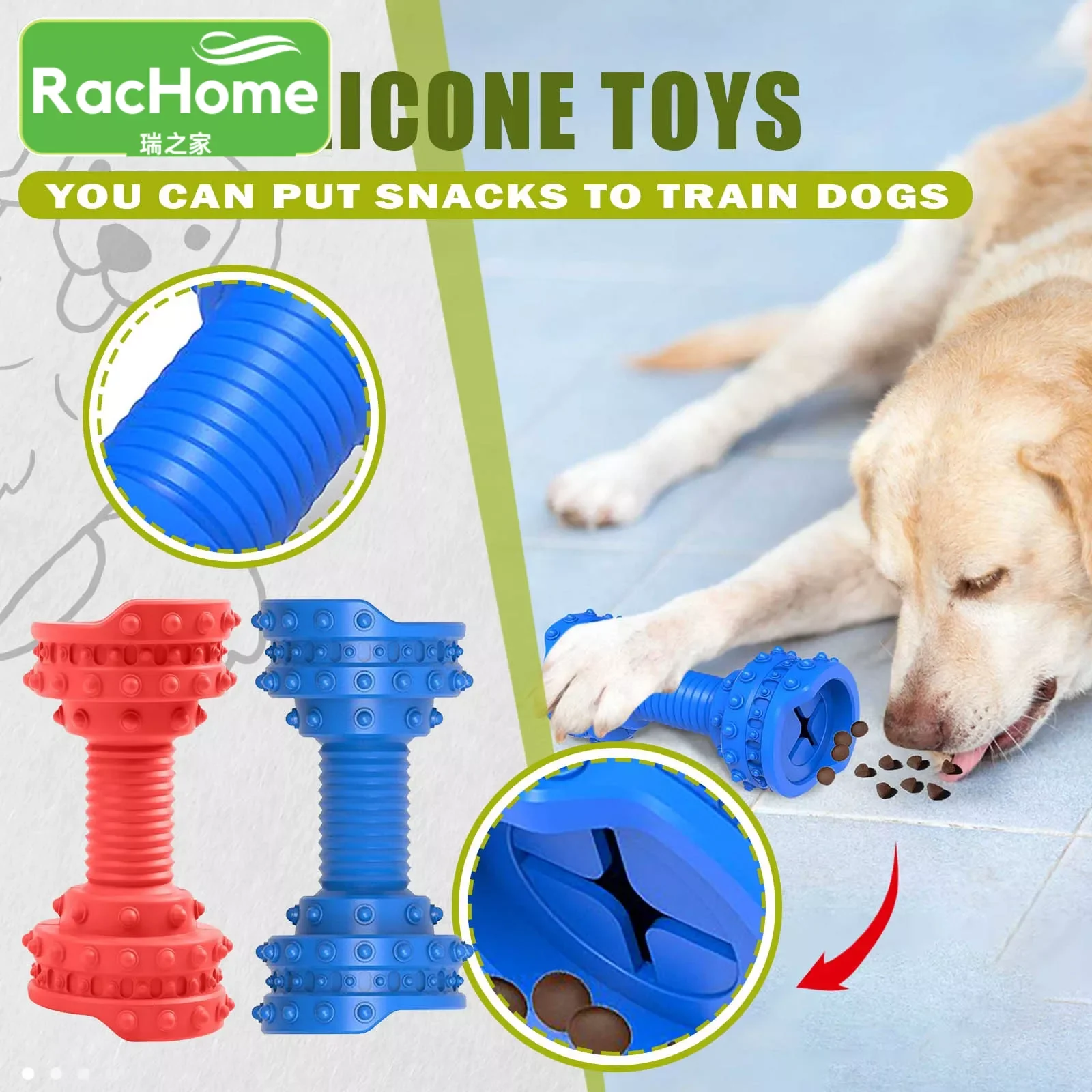 

2023NEW Pet Supplies Dog Toothbrush Chew Toys Durable Dog Chew Toy Stick Pet Toothbrush Molar Doggy Chewers Food Treat Dispensin