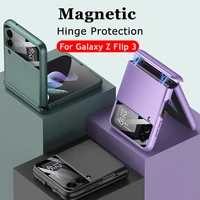 for samsung galaxy z flip 3 flip3 5g case shockproof durable magnetic hard phone cover full protection case for samsung z flip 3