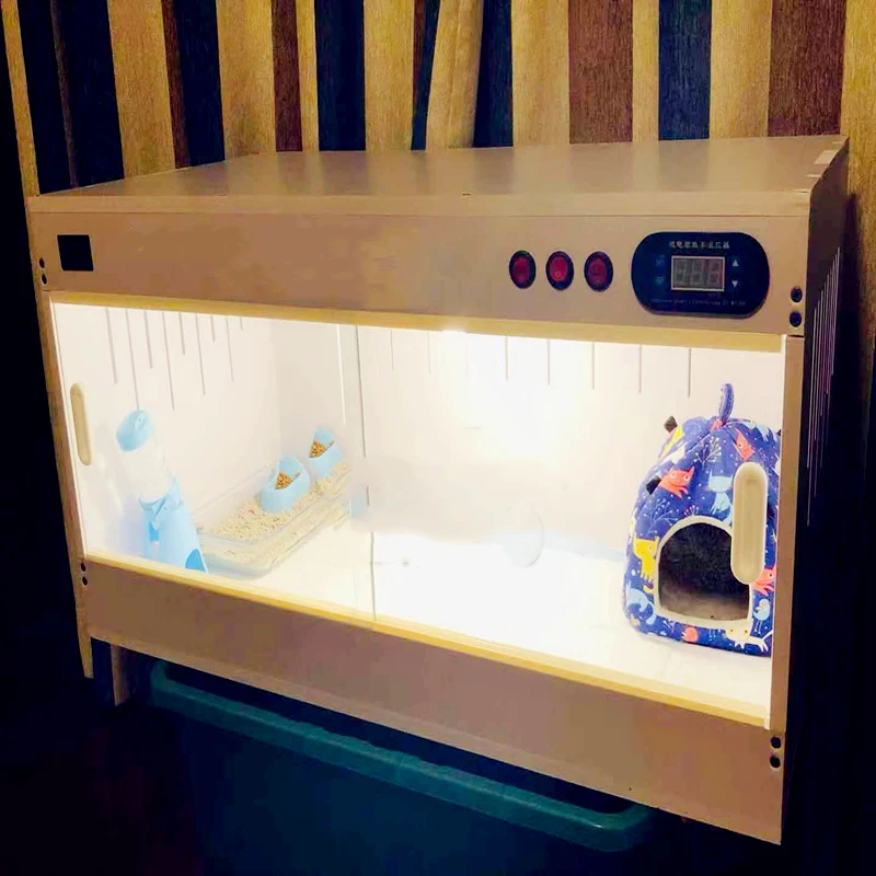 

PVC Hedgehog Reptile Feeding Box Lizard Tortoise Shougong Pet Heated Insulation Crawlbox Custom