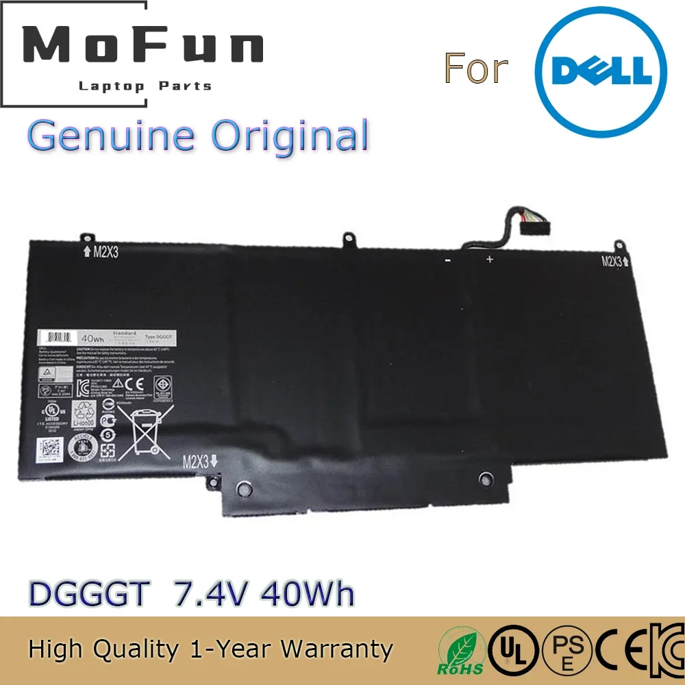 Совершенно новый оригинальный аккумулятор для ноутбука DGGGT 7 4 В 40 Втч Dell XPS11D-1308T XPS