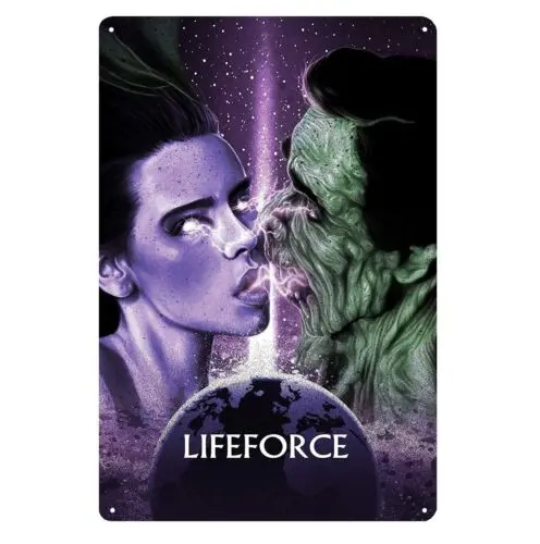 1p металлический постер фильма Lifeforce коллекционная жестяная вывеска - 20x30 см