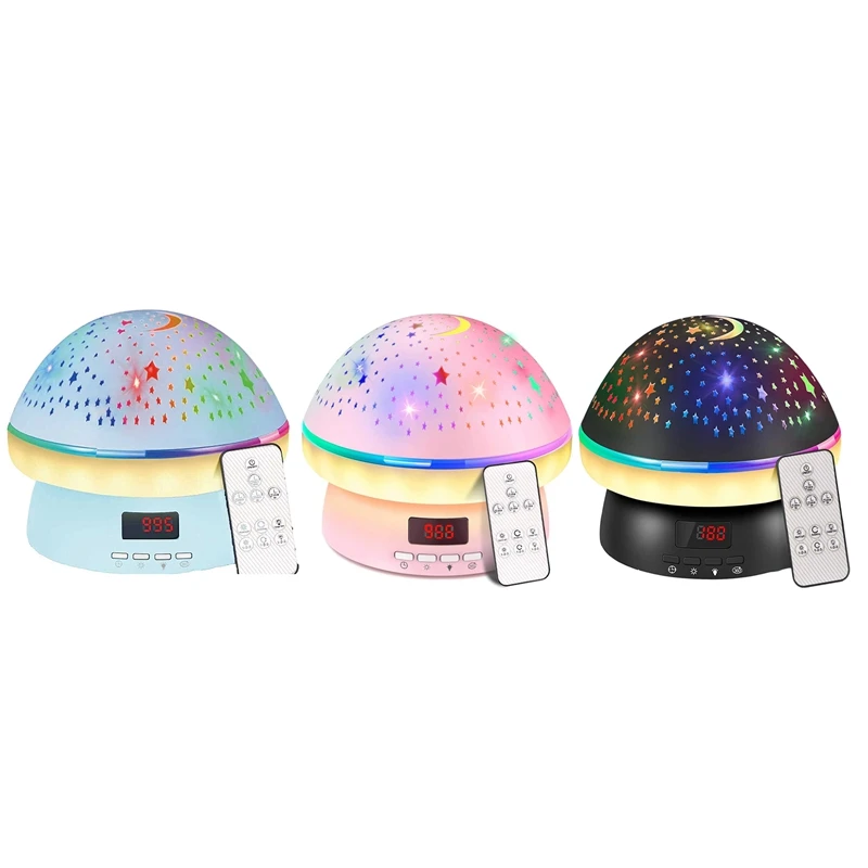 

Night Light Projector,Rotating Projector 16 Color Changing Timer Baby Lamp With Remote Control For Kid Bedroom Gift