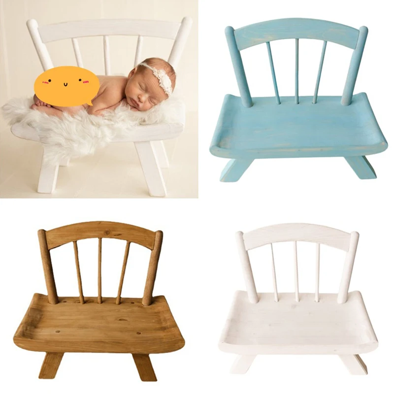 

Newborn Photography Props Baby Wooden Chair Bed Photography Baby Props Studio Shooting Basket Bebe Fotografia