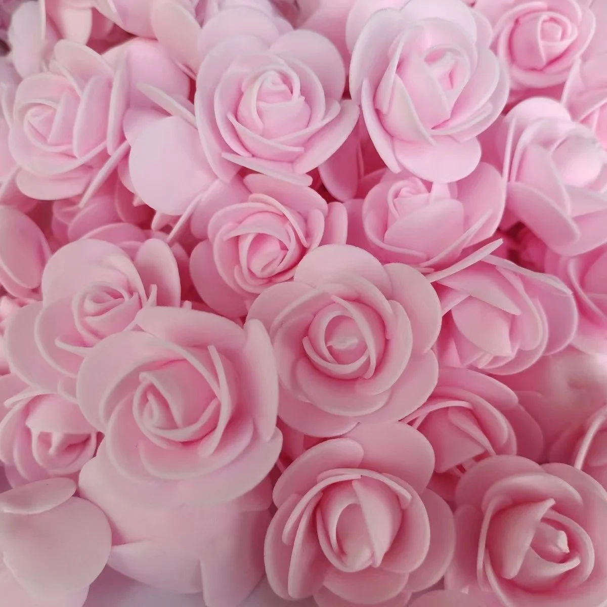 

35mm Artificial Foam Flowers Hot Pink Rose Red Green Blue Yellow White Black Roses Decoration Gift