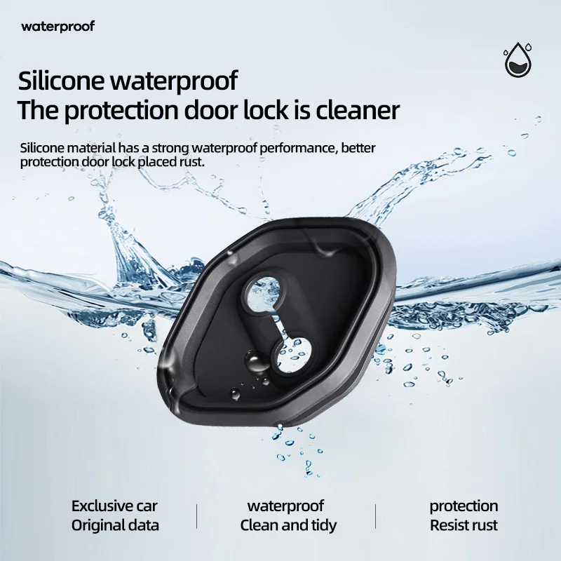 Фото Аксессуары Ceyes для автомобиля, декоративная и защитная крышка дверного замка, 4 шт., для Trumpchi Gs7 Gs8 Gm8 M6 2023Gs8 Accord CRV №4