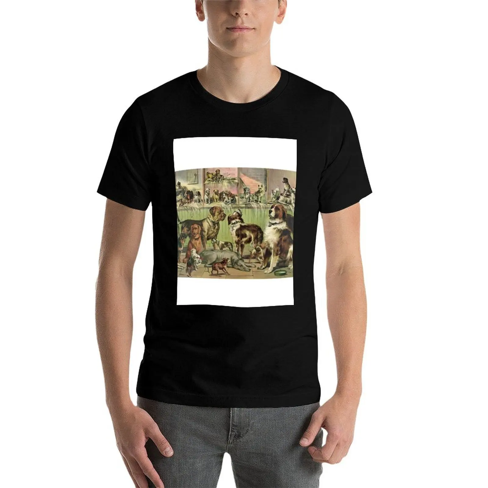 Мужская винтажная футболка Kennel Club