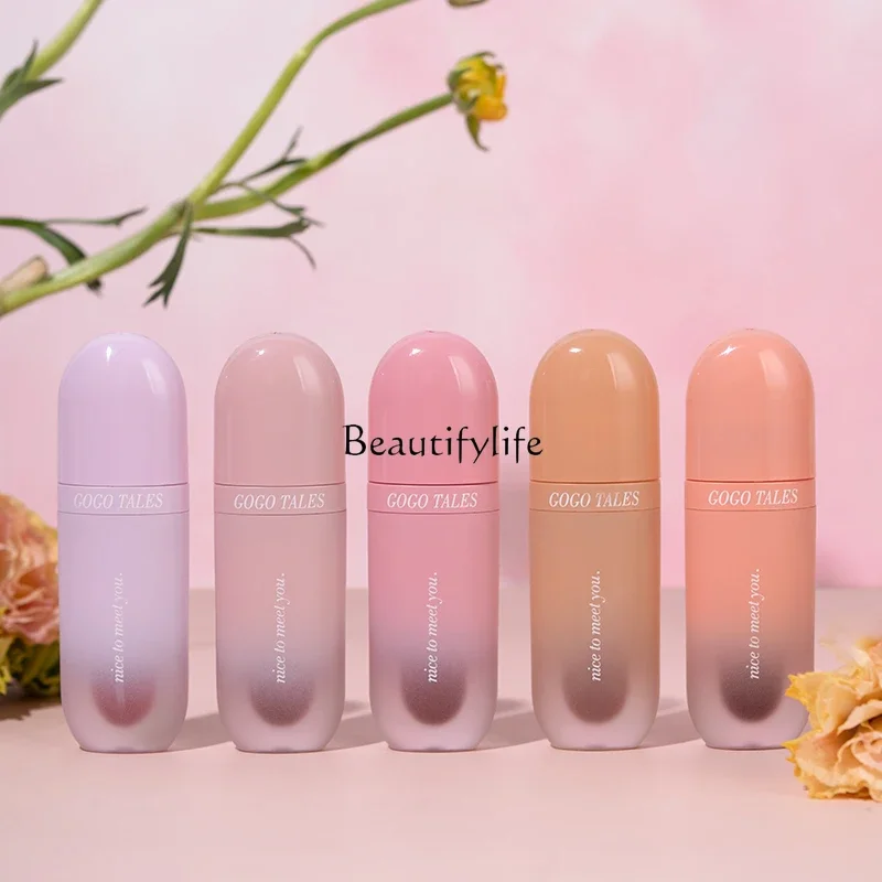 Водяной туман, лак для губ, бархатная мягкая матовая помада, блеск для ...