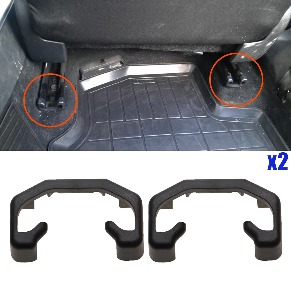 

2X для FIAT Albea 2006 2007 2008 2009 2010 2011, черный зажим для автомобильного сиденья, скользящая направляющая, заглушка, защитный чехол, аксессуары