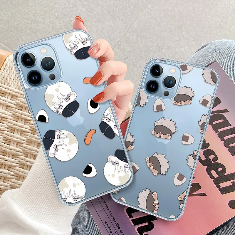 

Anime Covers For IPhone 14 13 12 Pro Max Transparent Case For IPhone 11Pro 7 8 Plus Min XS X XR SE 2022 2020 Protection Fundas