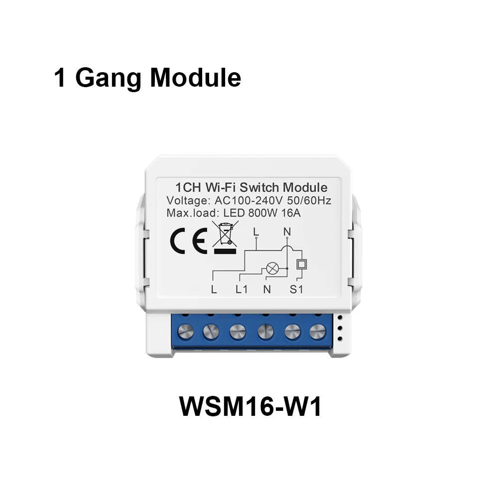 AVATTO Tuya Wi-Fi модуль переключателя 1/2/3/4 клавиш