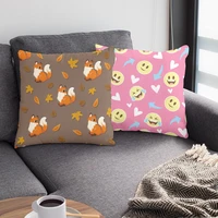 kawaii animal 3d pillow cover cute pig elephant strawberry scale double sided print pillowcase home decorative cushion cover