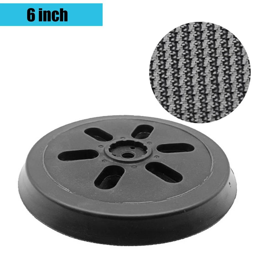 

1pc Sanding Pad 6 Inch 6 Hole Ring Sander Replacement For RS6045 And RS6046 Removal Ot Paint Wood Plaster Power Tools Accessory