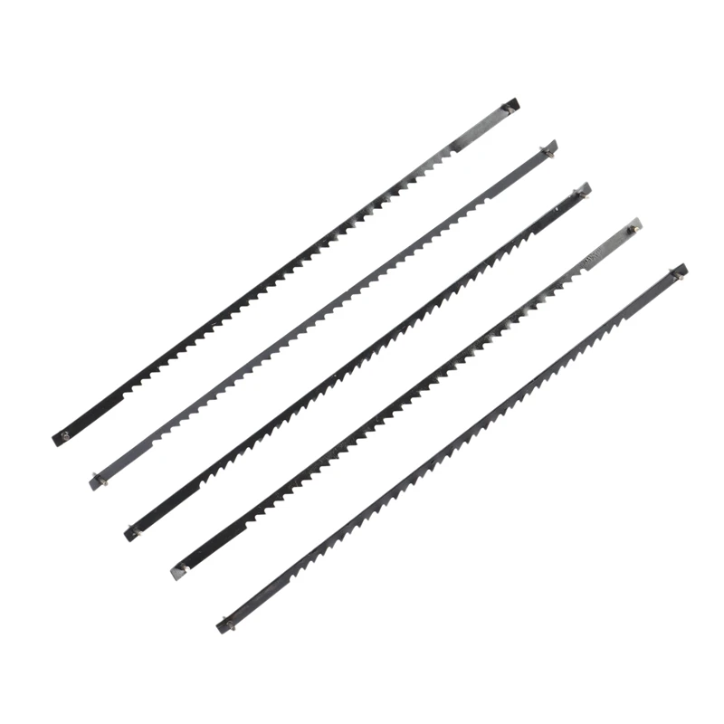 

Hot 5 Inch Pin End Scroll Saw Blade Power Tools Accessories For Woodworking - 50 Pack