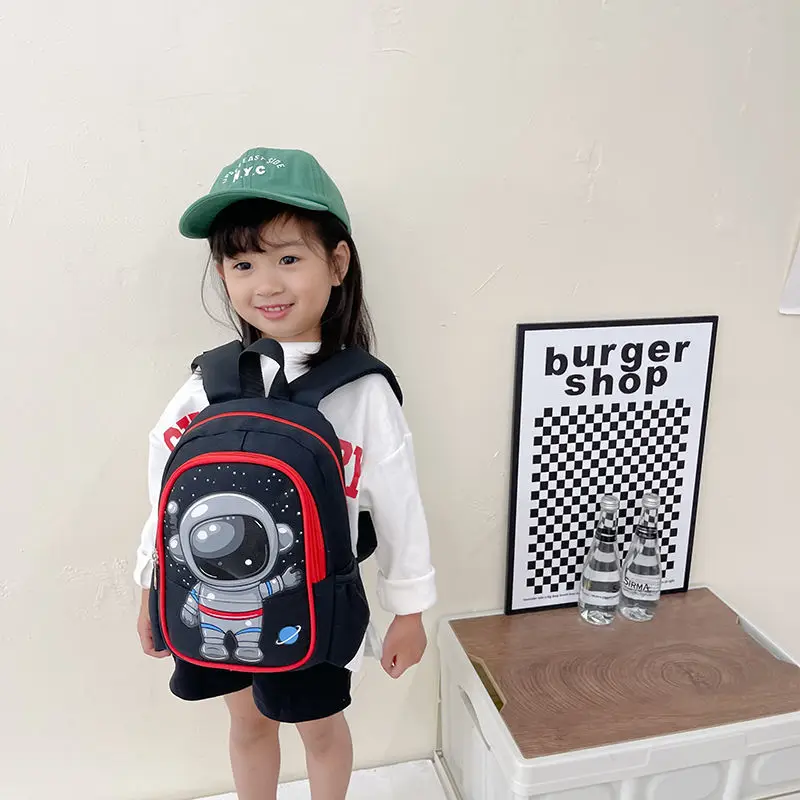Kindergarten Schoolbag Fashion All-match Toddler Backpack Cute Western Bag for Boys Girls Travel Lightweight Backpack School Bag