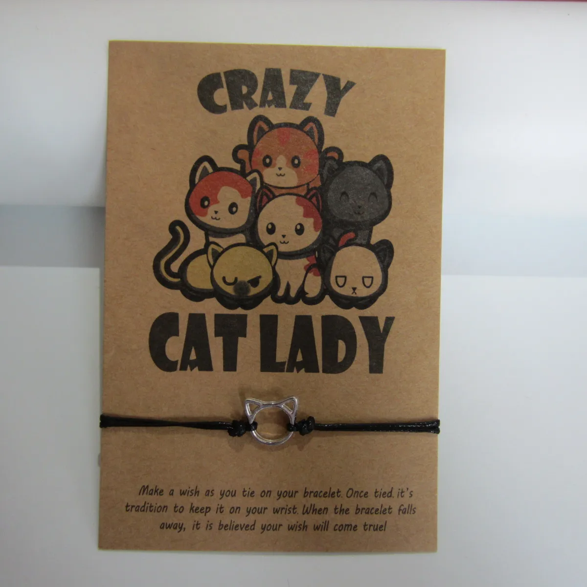 

Cute Cat lady Pendant Bracelet for Women Men Fashion Charm Handmade Braided Leather Rope Bracelet Jewelry Gifts