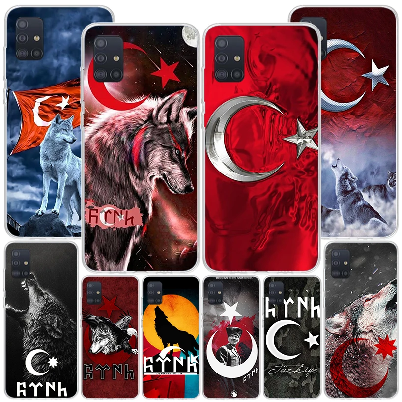 Турецкий флаг чехол для телефона Samsung Galaxy A51 A41 A31 A21S A11 A71 A50 A70 A40 A30 A20S A10E A10S A6 A7 A8 A9 +