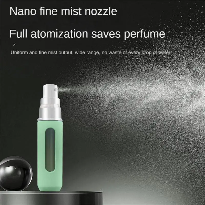 

5ml Candy Color Bottom Filling Perfume Spray Refillable Bottle Portable Liquid Sub-Bottling Fine Mist Mini Travel Essentials New