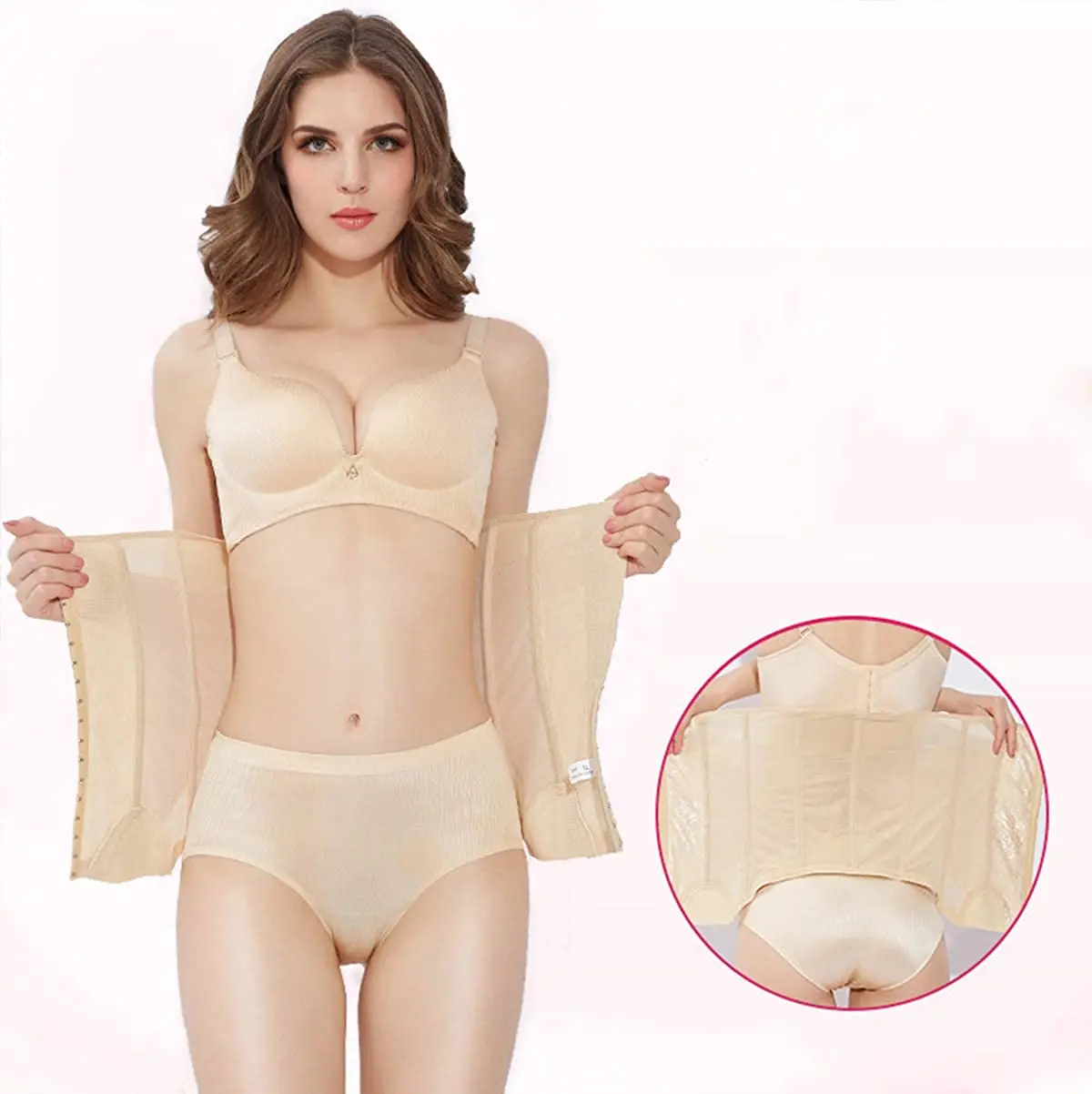 

Женский корсет с застежкой на талию, корсет для коррекции талии, тренажер для коррекции формы спины, Женский корсет для коррекции талии, фор...