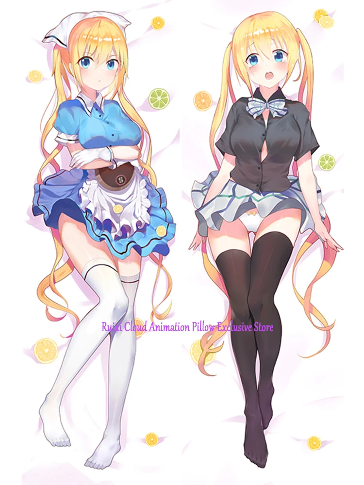 Подушка Dakimakura с аниме наволочка для красивой девушки Двусторонняя принтом
