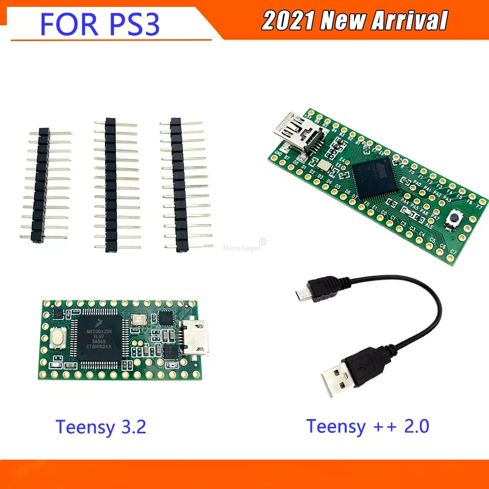

New Arrival Teensy++ 2.0 USB AVR ATMEGA32U4 Expansion Board with Data Cable For Experiment Board Teensy 3.2 For PS3 Game Console